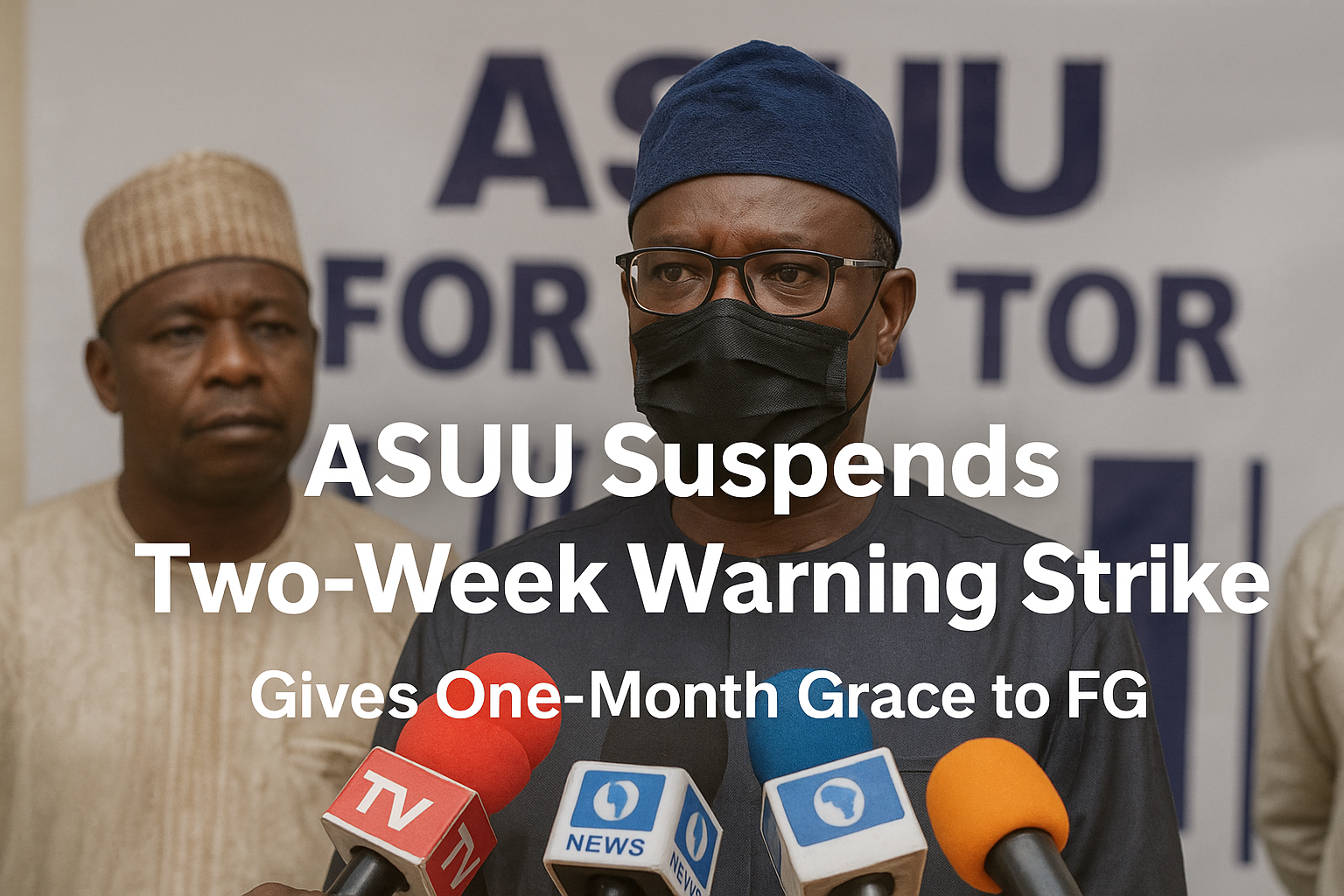 ASUU Suspends Two-Week Warning Strike, Gives One-Month Grace to FG